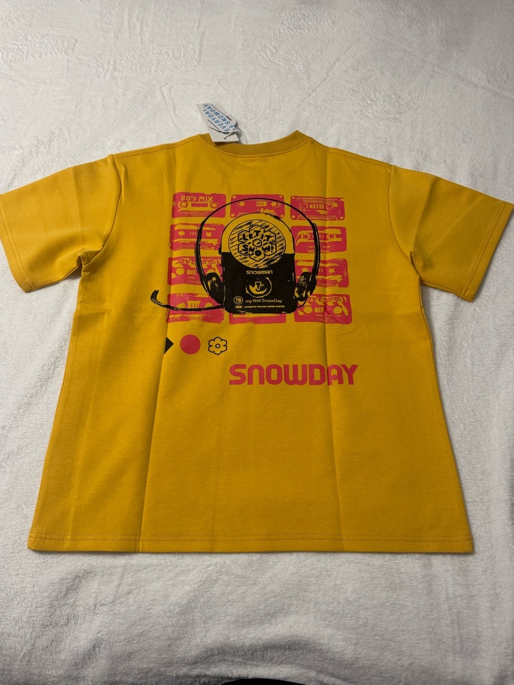 Snowday Men’s Vintage Walkman 2 Sided Graphic Tee Size M